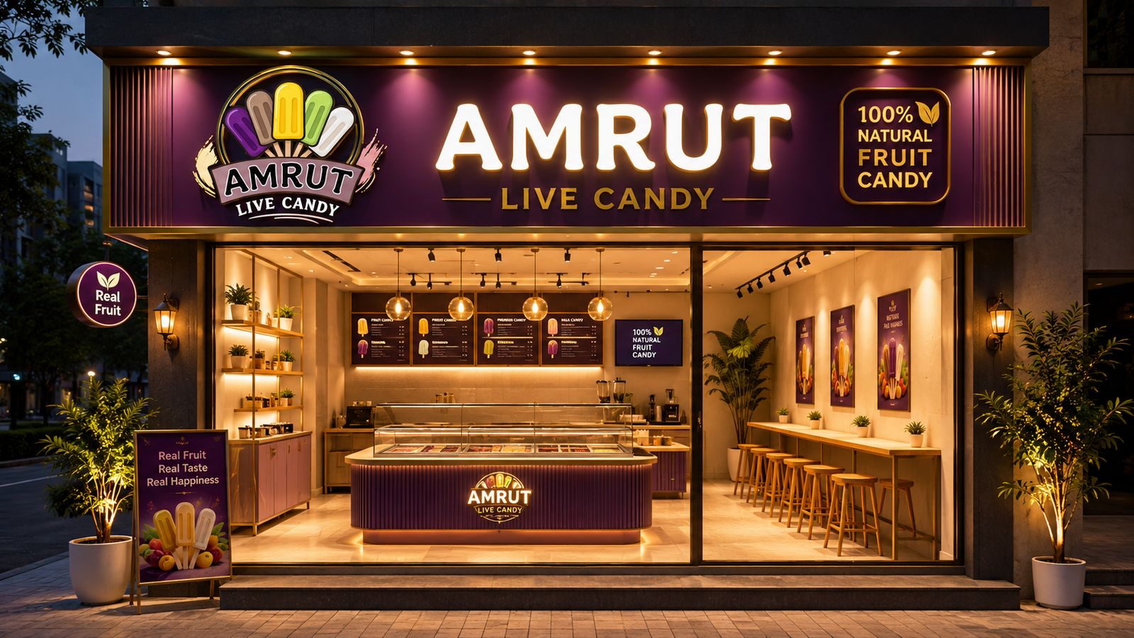 Premium Natural Fruit Ice Candy Flavors Showcase