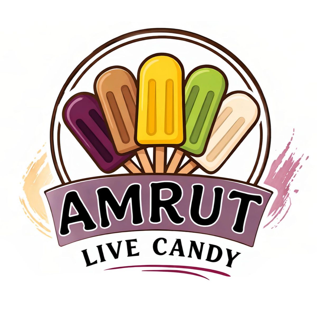 Amrut Live Candy Logo